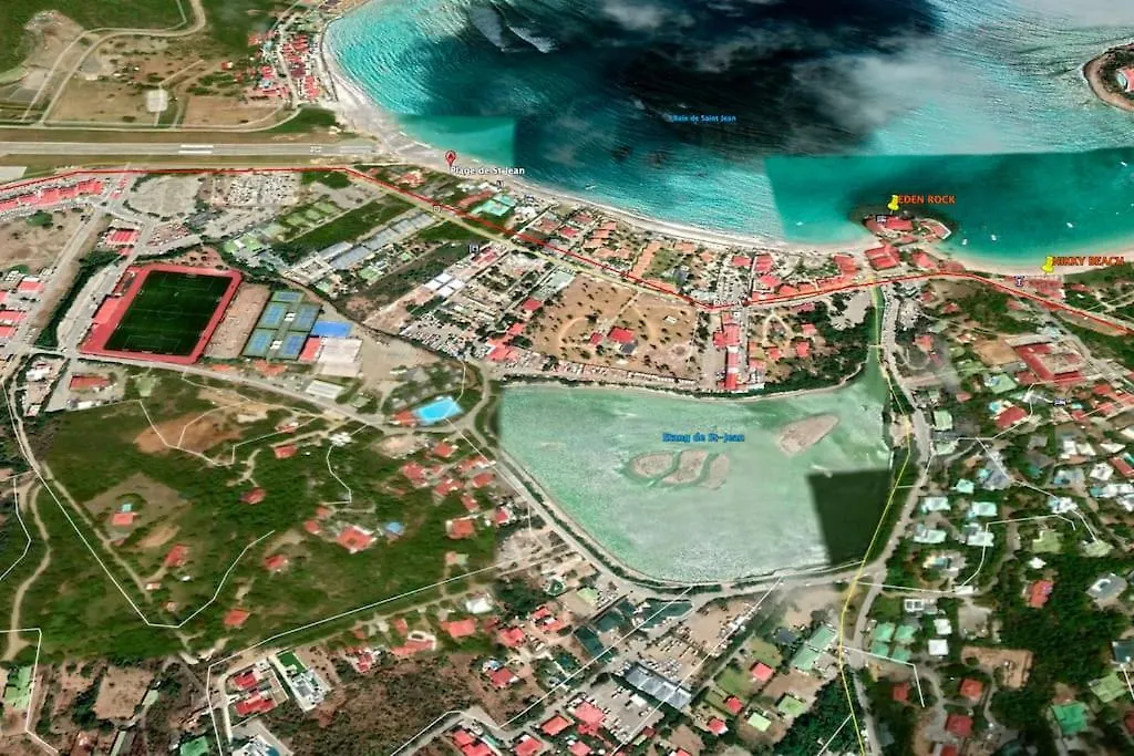 Central Palm St. Barthelemy Appartement