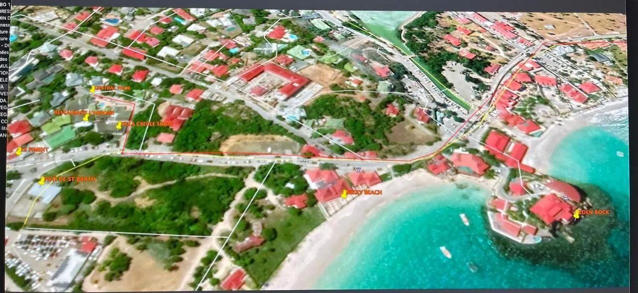 Central Palm St. Barthelemy Appartement